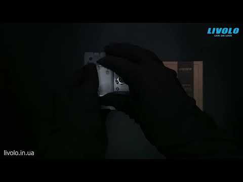 Розетка телевизионная ТВ для антенны стеклянная панель Livolo, видео 4