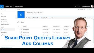 Add Columns To a SharePoint Quotes Library
