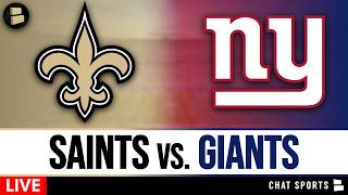 Saints vs. Giants LIVE Streaming Scoreboard, Free Play-By-Play, Highlights | NFL Week 6 Stream