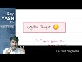Hack to Convert Negative Thoughts into Positive Thoughts 🧠✨ | CA Final &amp; CA Inter | CA YASH