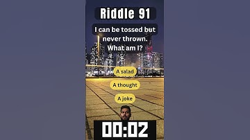 Riddle 91 | Think you know? #quiz #brainyquizzes #brainteasers #facts #logicgames #quiztime