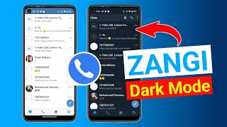 How to turn on Dark Mode on Zangi private messenger app screenshot 4