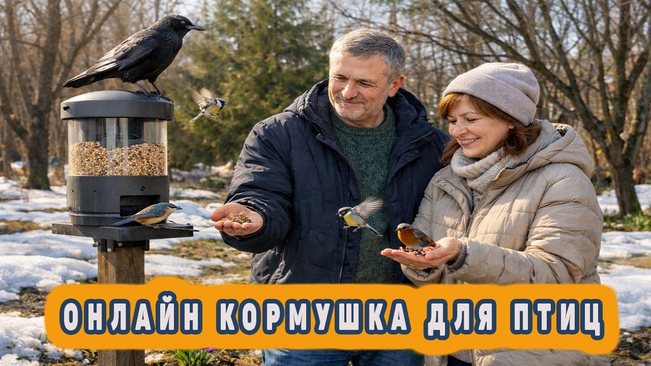 🔴Покорми птичек онлайн  👀☀☀  9 марта  2026