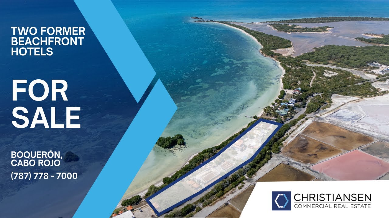 Two Former Beachfront Hotels at Boquerón - For Sale