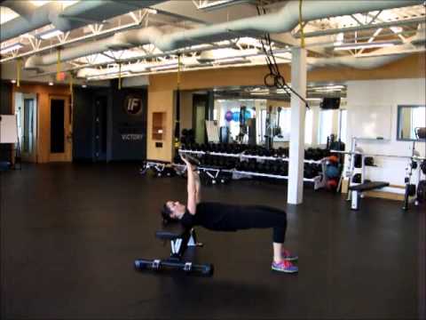 06 Auxiliary Exercises - Glute Bridge with Dumbbell Pullover