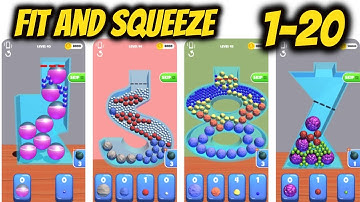 Fit And Squeeze Levels 1 - 20 Gameplay Walkthrough | (IOS - Android)