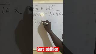 Surd addition #mathteacher #education #maths #motivation #mathenthusiast #mathematicsteacher