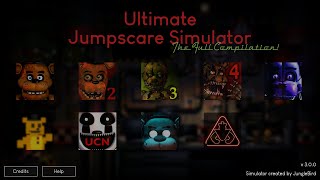 FNAF Ultimate Jumpscare Simulator FNAF 1-Help Wanted 2 ALL JUMPSCARES (in timeline order)