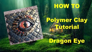 Craft an Amazing Dragon Eye with Simple Items Polymer Clay Ocean Dragon Eye Tutorial