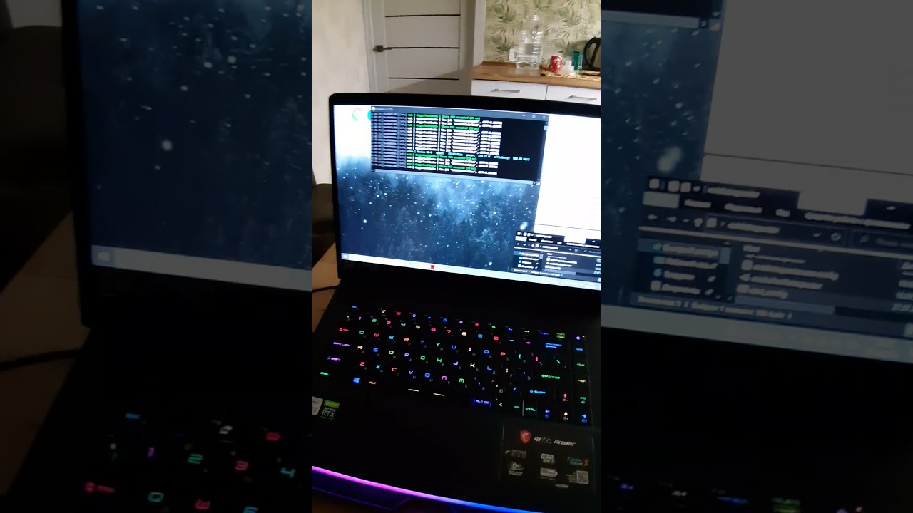 Майнинг на ноутбуке. Почти 5 месяцев. RTX 3070. MSI GE66 Rader 10UG-418RU.