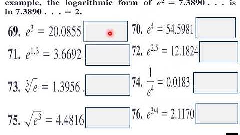 3 2 Log Functions P Calc HW L V Pt 2