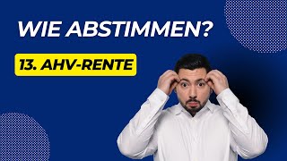 13. AHV-Rente: Die FAKTEN zur Abstimmung