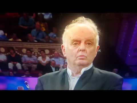 Daniel Barenboim speech at #bbcProms