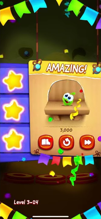 Cut the Rope Remastere‪d Level 3-1 To 3-24 Gameplay Walkthrough Video -  Chapter 3 - Part 3 (iOS)