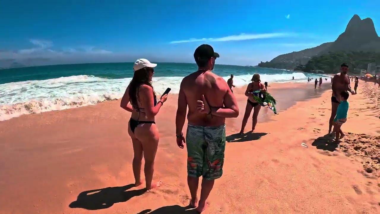 WOW 🌅 Calm And Beautiful Walk Along Rio Coast 😌