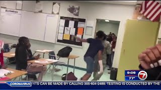 Video shows fight between two students at Coral Springs High School