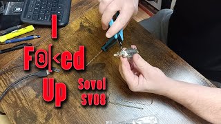 Sovol SV08 Nozzle Cleaning