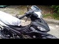 Yamaha y135lc walkaround new colour  matte black  2017