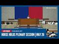 LIVE: House holds plenary session | May 26