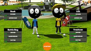 Stickman Cross Golf Battle Gameplay: Basic Elements of This Game screenshot 2