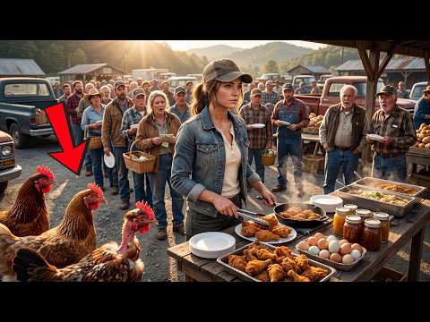 Everyone Laughed When She Bought Every Crooked Chicken — Until Her Fried Supper Made a Line