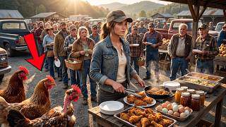 Everyone Laughed When She Bought Every Crooked Chicken — Until Her Fried Supper Made a Line