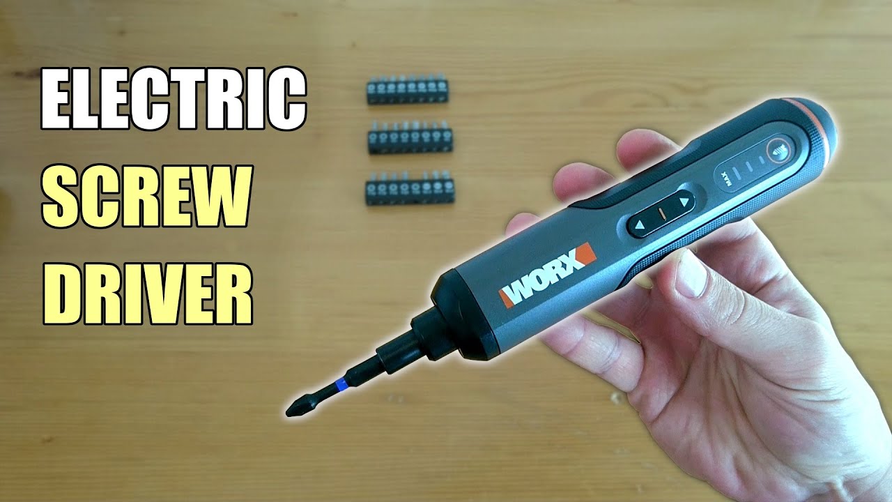 Mini Cordless Electric Screwdriver Set with Rechargeable Battery and Torque Control YouTube