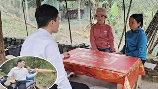 Knowing Nhat's circumstances, the kind man offered her a job