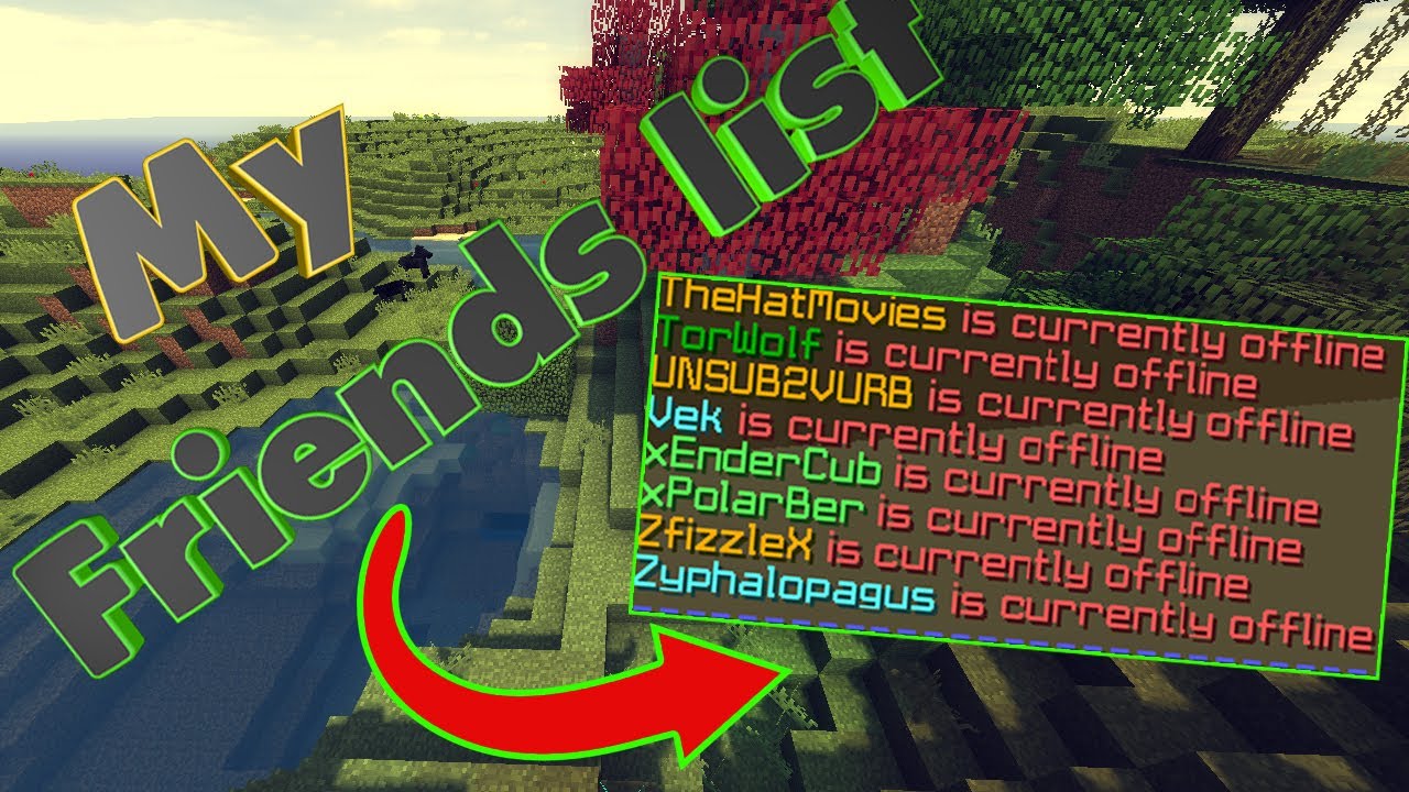 My Friends List // (Youtubers) (Staff Members) YouTube