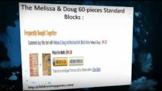 Standard Unit Blocks - 60 Pieces by Melissa and Doug