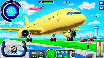 Flight Airplane City Pilot Simulator - Plane Boeing Emergency Landing - Android Gameplay