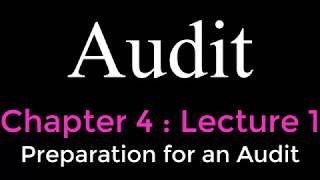 Audit Link : Chapter 4 : Lecture 1