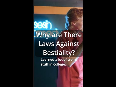 Why Are There Laws Against Bestiality? #shorts #comedy #standup #standupcomedy #funny #jokes #lol