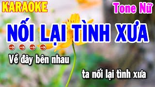 Karaoke Nối Lại Tình Xưa Tone Nữ Cha Cha Dễ Hát Nhất Hiện Nay | Nhạc Sống Hải Tiên