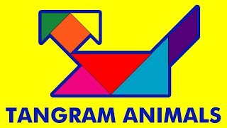 Tangram Animal Puzzles For Kids