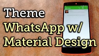 Add Some "Material Design" Flavor to WhatsApp for Android [How-To] screenshot 5