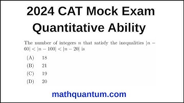 Question 16 2024 Official CAT Mock Exam Quantitative Ability
