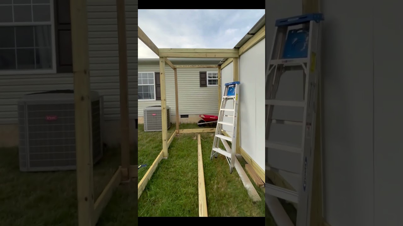 Follow along with us as we build a Lean-To onto our shed!