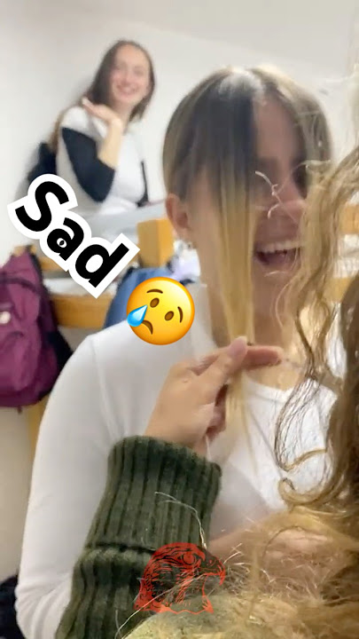 😧 She started crying