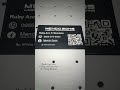 Personalized Anodized Aluminum Business Card #xtoolf1ultra #fiberlaser #f1ultra