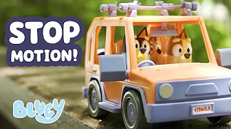 ¡Juguetes Bluey en Stop Motion! ⭐️ | Diversión en el Coche 🚗 | Bluey Español Canal Oficial