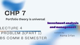 Chp 7 (lec 4)|| problem 7-3 part 1|| bs comm 8 semester
