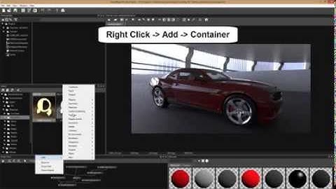 FluidRay RT Tutorial - Containers