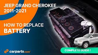 How to replace the Battery 2011 - 2021 3.6 Jeep Grand Cherokee ⚡ 11 Jeep Grand Cherokee Battery Location