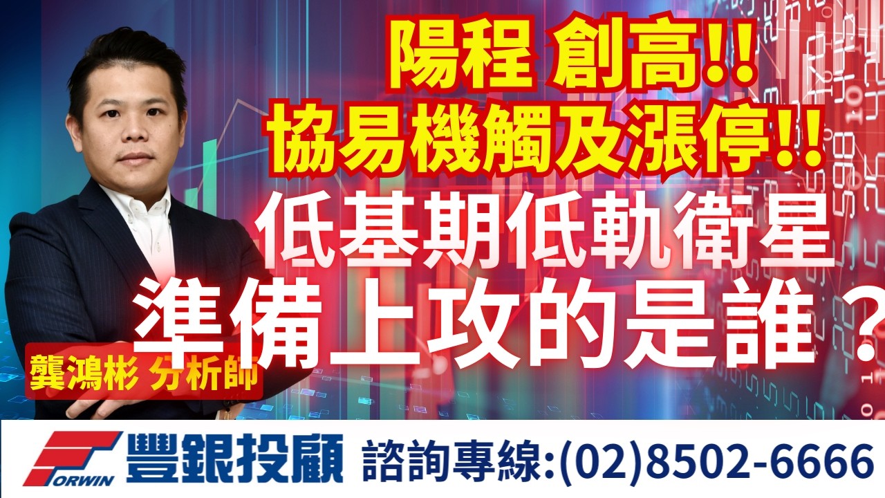 20260304 龔鴻彬分析師｜陽程 創高 協易機觸及漲停! 低基期低軌衛星準備上攻的是誰？｜ 台積電 鴻海 光聖、陽程 協易機 金橋 華通 昇達科  南亞科 群聯
