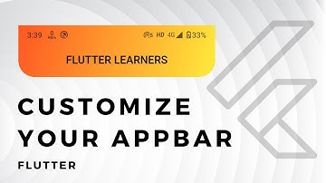 Customize Your AppBar Flutter 🔥
