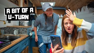 A DISAPPOINTING CHANGE OF PLANS.. VAN LIFE UK. (A bit of a stressful week)
