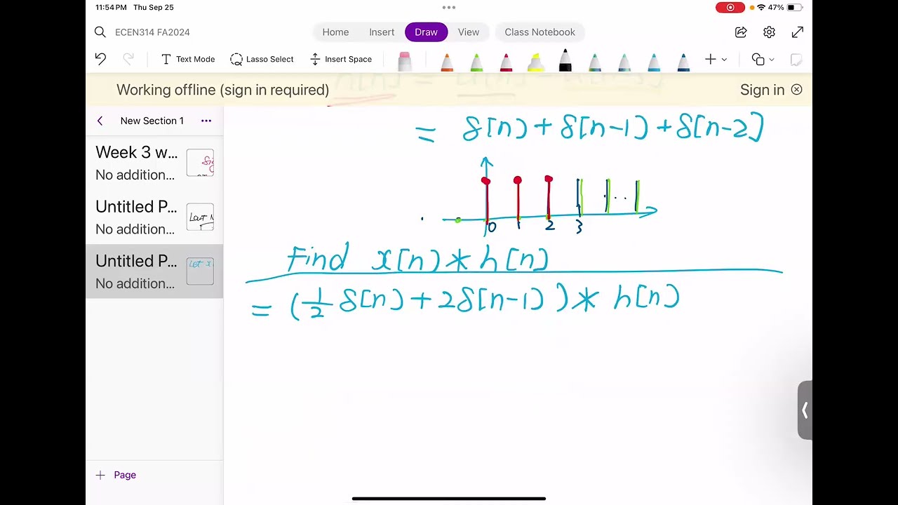 3.2 Example for Fast DT Convolution Sum