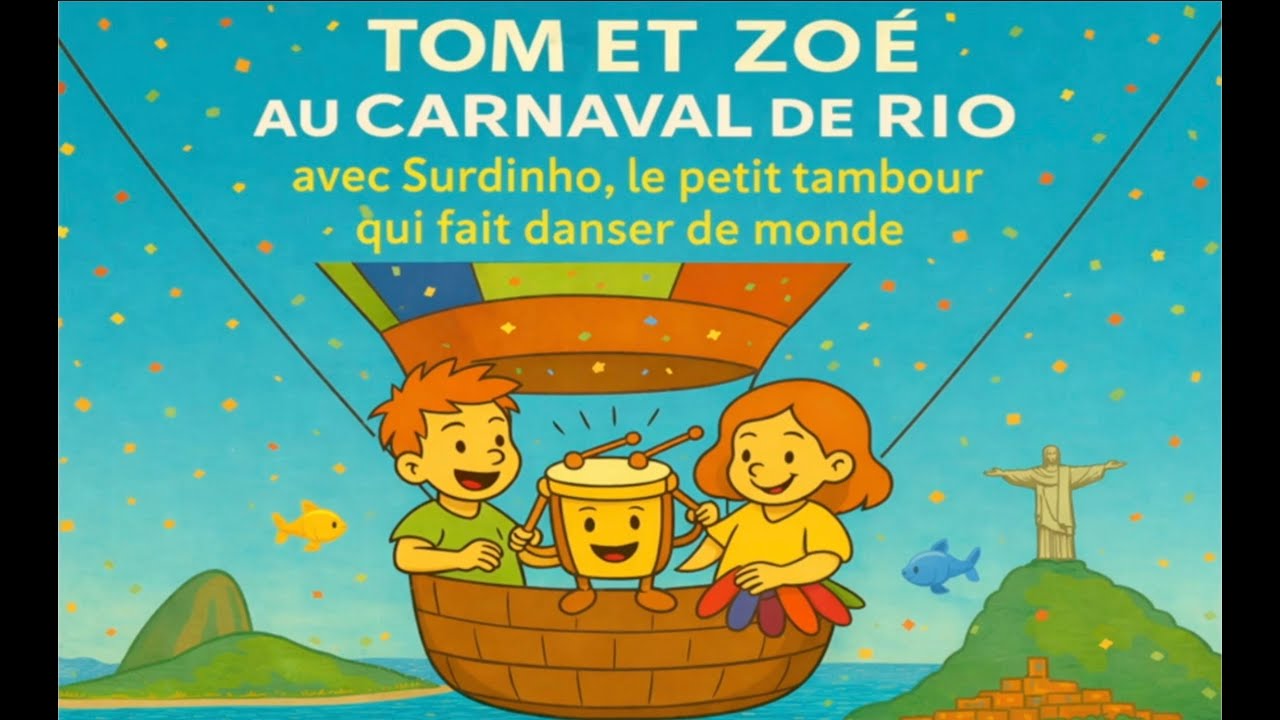 Tom et Zoé au carnaval de Rio 🎭🇧🇷