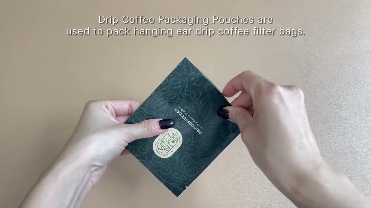 Three side seal sachet  for drip coffee filter bag - KanzoPack